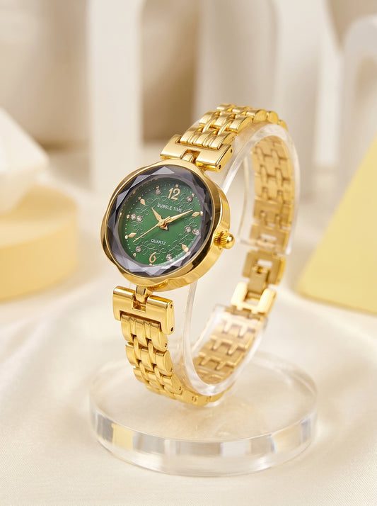 Bubble Time Golden(Green Dial)