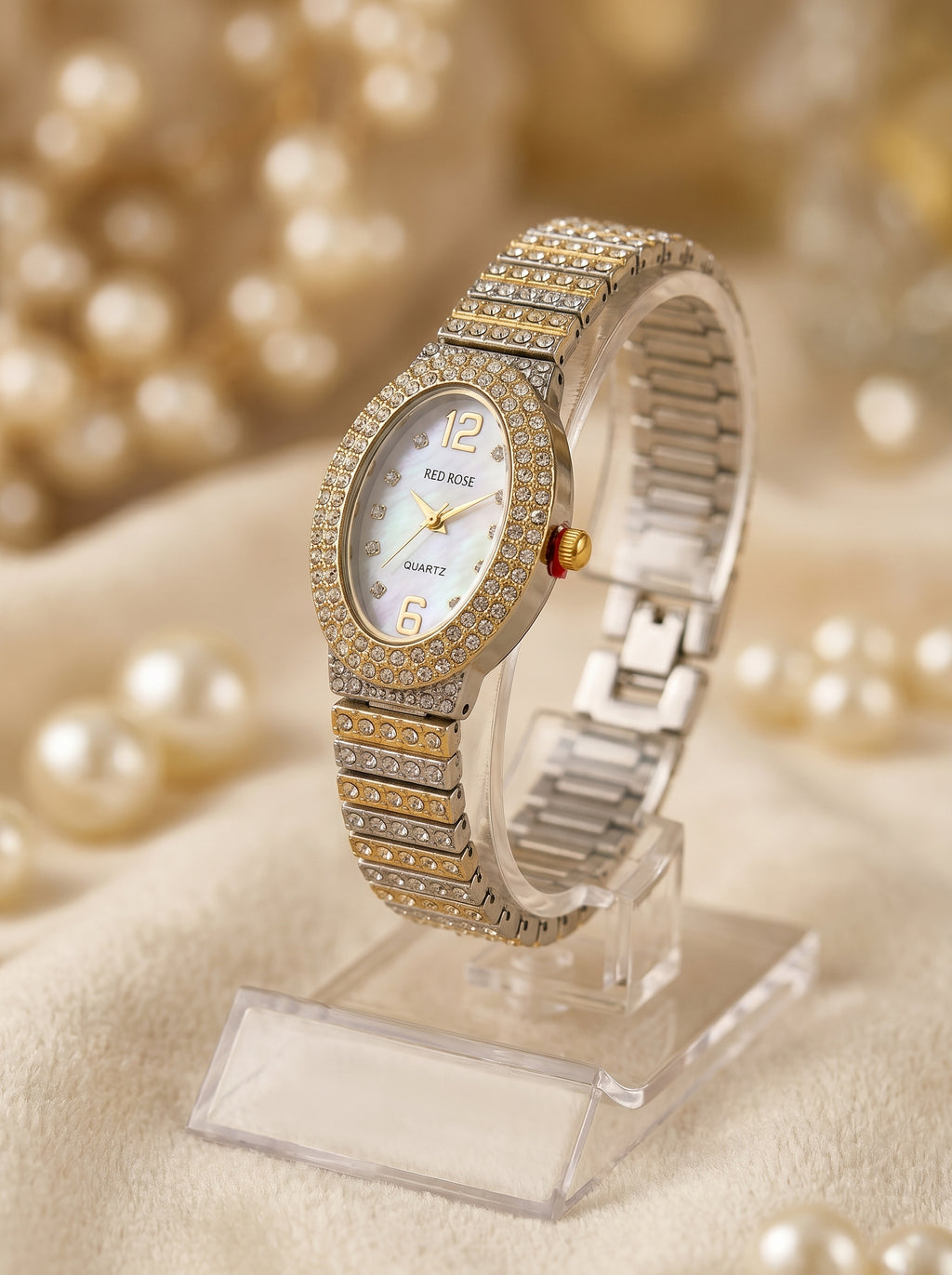 Rinnady Golden with Silver Dial