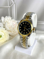 Rol-ex mini twotone ( black ed)
