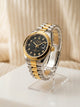 Ro-lex 2 tone with black dial