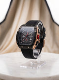 Black Straps Chronograph Working Watch XG-02