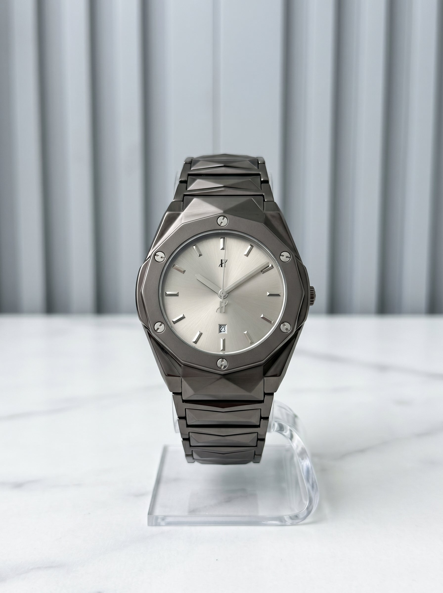 HB Stainless Steel DateJust Watch HB-01