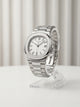 Silver with White Dial Pat-ek philippe