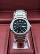 Silver with Black Dial Pat-ek philippe