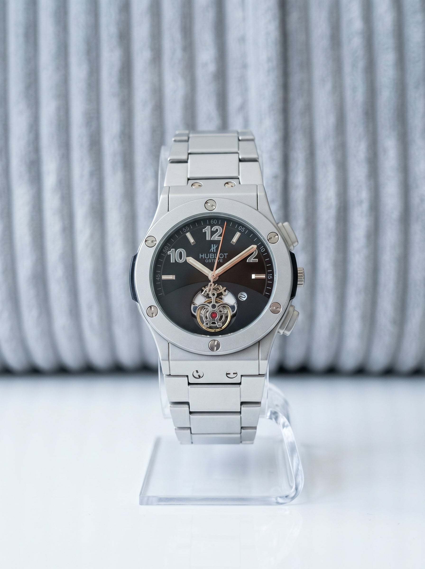 HB | Date Working | Stainless Steel Watch HB-03