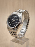 Day Date silver with Black Dial Rolex