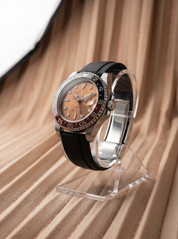Black Belt With Skin Dial