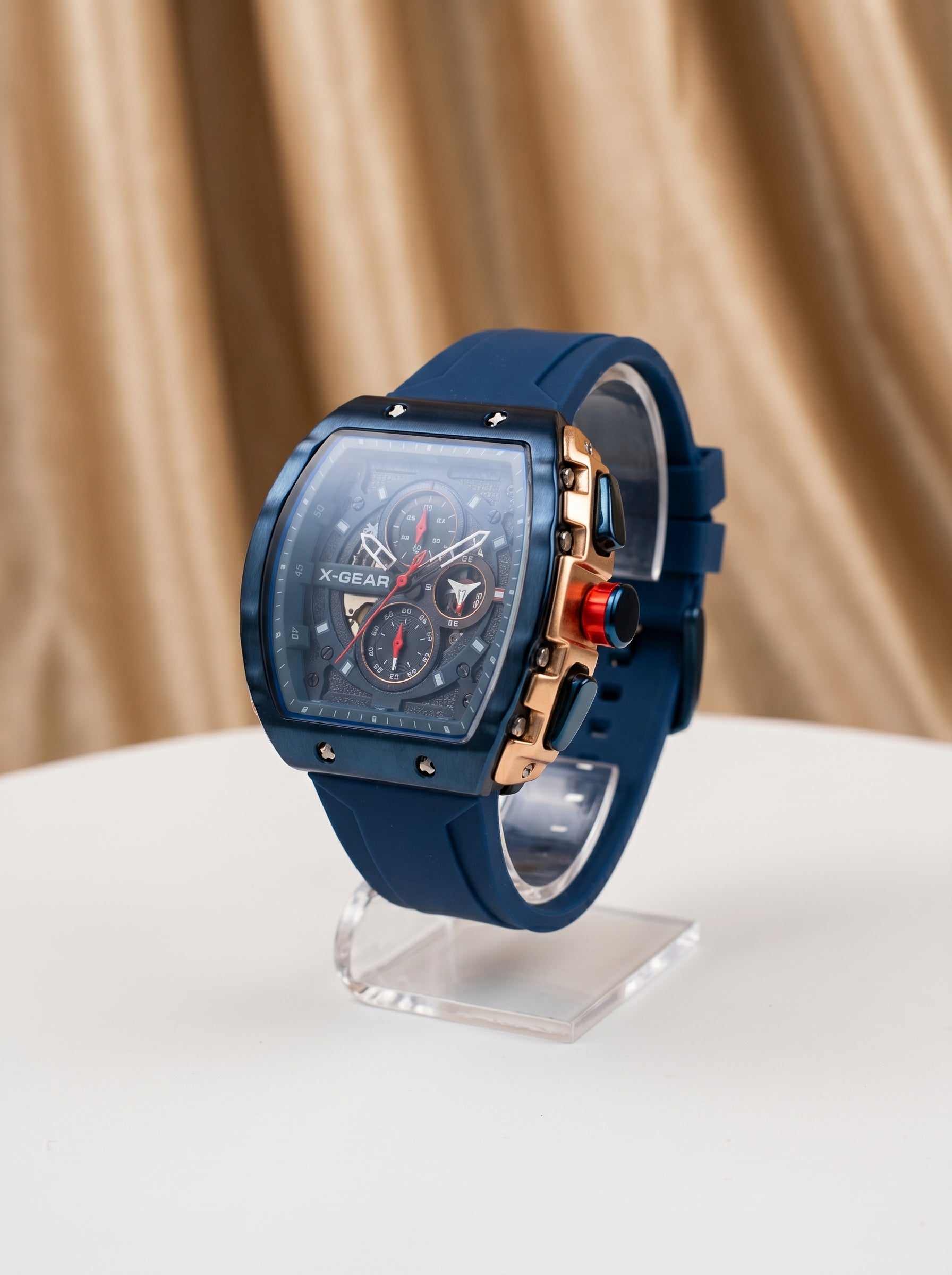 Blue Straps Chronograph Working Watch XG-02
